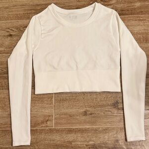 Offline by Aerie Cropped Long Sleeve Workout Top